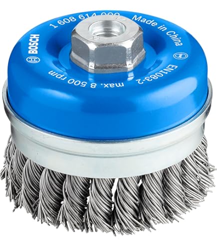 Ace 4 In. Crimped Wire Wheel Brush Steel 4500 Rpm 1 Pc Mfr - View #7