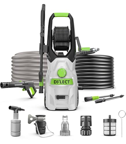 Ryobi 1450 PSI Compact Electric Pressure Washer – RACPWS8, Lightweight Cleaner