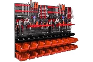 BOTLE Lagersystem - Estantería de pared (1152 x 780 mm, 32 unidades) Cajas apilables, estanterías de almacenaje, placas de pared extrafuertes