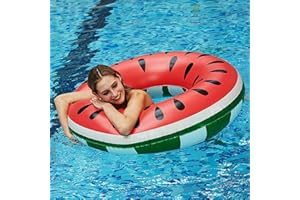 SRN Salvagente Anguria,Salvagente Gonfiabile Swim Ring Gonfiabile Galleggiante Piscina Rotonda per per Spiaggia o Piscina per Bambini per Adulti e Adolescenti, Acquatico per L'Estate