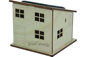 SOL EXPERT SOL-EXPERT group 40212 - Nullemissionen Solarhaus Green Energy, Bausatz, Holz, Natur