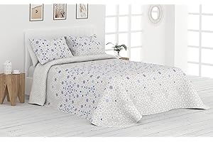 Liniva Home Colcha Bouti Reversible Cosida - Modelo Fatima (Cama 150cm)