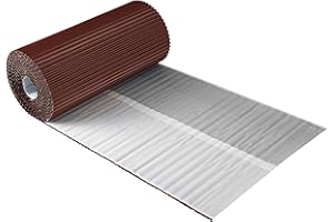 PAROTEC Wandanschlussband plissiertes Aluminium 30 cm x 5 m Dach Kamin Wand Schornstein 7 Farben (Kastanienrot)