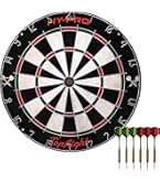 Gorilla Darts Set Double 20 Dartboard PU Plain Surround Arrow Pro Tripod Stand