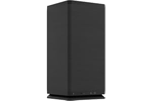 Fractal Design Mood Black PC Case - Sleek Fabric Design, 180mm Top Fan, Conceals 325mm Graphics Card, m-ITX Motherboard Compatible, Easy Access Build, Efficient Cooling