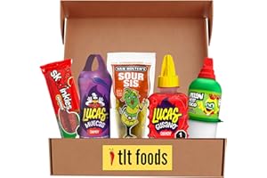 TLT FOODS Lote Snacks Mexicanos - Pepinillo encurtido, golosinas y dulces picantes enchilados - Mix Surtido para regalar, Caramelos, Candy Box, Chamoy, Tamarindo, Tajin (S)