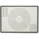 Amazon Basics Non-Stick Silicone Baking Mat with Baking Measurements, BPA Free, Oven Safe, Extra Large, 20" x 28"