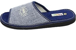 PULIDINES - Zapatilla de Caballero de Toalla para Verano con Suela de Piso eva Hombre