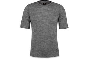 Herren Merino T-Shirt Short Sleeve Kurzarm Oberteil Funktionsoberteil 100% Merinowolle Thermounterwäsche Baselayer