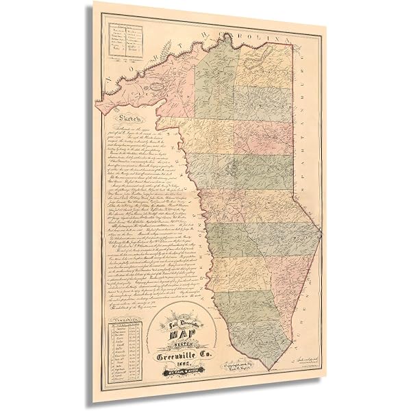 1832 Tennessee State Map Vintage Map Wall Decor Historical Map of