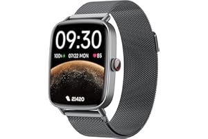 Fitpolo Reloj Inteligente Mujer con Llamadas, Whatsapp Mensajes, 1.85" Smartwatch con SpO2/Pulsómetro/Monitor de Sueño, 110 Modos Deportes Podómetro, IP68 Regalo Pulsera Actividad para Android iOS