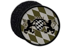 Copytec Patch BW Bayern Abzeichen Löwen Bundeswehr Oliv grün Tarn Polizei #22827