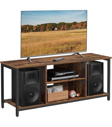 Tavolino Da Salotto Rustico Direct Online Houseware - Marrone, Struttura In Metallo, Piano 100x50x45 Cm, Portata 30 Kg - 3