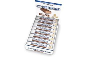 Weider 32% Proteine Bar gusto Cioccolato - Barrette da 60 grammi - Confezione da 24 pezzi