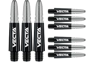 WINMAU Dart Shaft - Vecta Polycarbonate Dart Stems - 1 Set per pack (3 darts Shafts in total) - Professional Darts Accessories - Available in Short, Intermediate and Medium