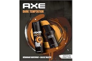 AXE Coffret 2 Produits Homme Eau de Toilette & Déodorant Dark Temptation, Idée Cadeau Homme Original