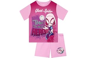 Marvel Dziewczęca Piżama, Spidey And His Amazing Friends Piżamka Dla Dzieci, Zestaw Ghost-Spider Na Zimę