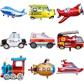 Car Balloons Decoration &ndash; 9 Pieces Party Vehicles Aluminium, Cars Theme for Birthdays and Themed Parties