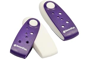 Swordfish Purple ‘Shielded’ Eraser [Pack of 2] PVC and Phthalate Free Eraser [40283]
