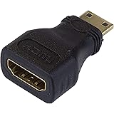 PremiumCord Adapter HDMI A auf Mini HDMI, Buchse auf Stecker, für Full HD 1080p, 3D, Farbe schwarz, Vergoldete Anschlüsse