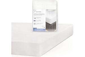 SWEET HOME - Funda Colchon 180x200x25h cm para Cama Doble 2 Plazas, de Jersey y Algodón, Anti Bacterias y Transpirable - Cubre Colchon Elástico, Lavable y Ajustable, Protector Colchon con Esquinas