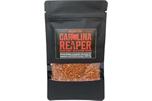 BERGFELD BBQ BBQ & GRILL ACCESSOIRES Bergfeld BBQ - Carolina Reaper Flocken 30g - getrocknet u. gemahlen - bis max. 2,2 Mio. Scoville - die SCHÄRFSTE CHILI der Welt - Höllenscharf!