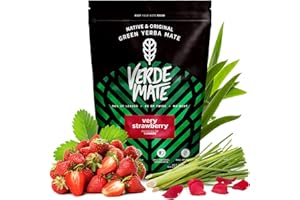 Verde Mate Green Very Strawberry 500 g | Yerba Mate con Fragole | Miscela Naturale e Fruttata | Infuso Perfetto per Tutte le Occasioni