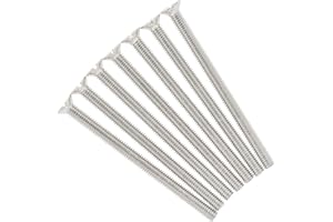 Evoges M3.5 x 50mm Long Flat Countersunk Slotted Head Electrical Machine Screws For Flat Plate Sockets Switches Plugs, Steel, Pack of 20