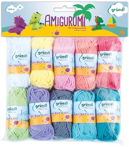 VIVIIHOO Lot De 12 Pelotes De Laine Pour Crochet - Fil De Coton Ulti-usages Pour Tricot Et