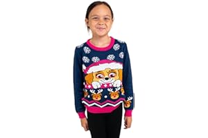 UNITED LABELS Paw Patrol Skye Pull d'hiver en tricot pour fille Bleu/rose