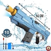 Su Tabancası Şarjlı Elektrikli Su Emiş Yapabilen Otomatik Taramalı 10 Metre Menzilli 50 CM B&uuml;y&uuml;k Boy 540 ML Kapasiteli