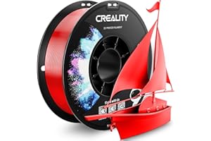 CREALITY PETG Filament 1.75mm 3D Printer Filament, 1kg (2.2lb) Neatly Wound Spool, Dimensional Accuracy ±0.03mm, Excellent Toughness, Fits for Most FDM 3D Printers, Red PETG