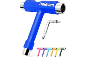 D DELEVEN Skate Tool Skateboard Tool Skateboard Werkzeug Skater Tool Skatetool T Tool Skateboard Schrauben Set Longboard Schlüssel Longboard Zubehör Longboard Werkzeug Board T Tool Longboard Skatetools TTools