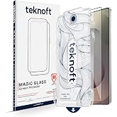 Teknoft Samsung Galaxy S25 Ultra ile Uyumlu Otomatik Hizalama Aparatlı Takılırken Toz Toplama &Ouml;zellikli Ekstra G&uuml;&ccedil;lendirilmiş