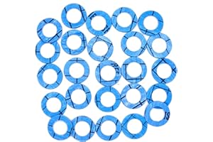 KINETICS LINE Joint Plat 18.5 x 11 x 2 mm pour Joint 1/2" (15/21 mm) 25 Pièces Systèmes de Gaz, Climatisation, Solaire, Sanitaire, Renforcé avec des Fibres D'aramide Kevlar® (Jusqu'à 350°C)