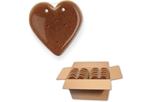 ‎LEBKUCHENWELT Lebkuchenwelt 10x Lebkuchenherzen Rohlinge 14cm Lebkuchen Herz ohne Text Lebkuchenherz zum selber Verzieren und beschriften