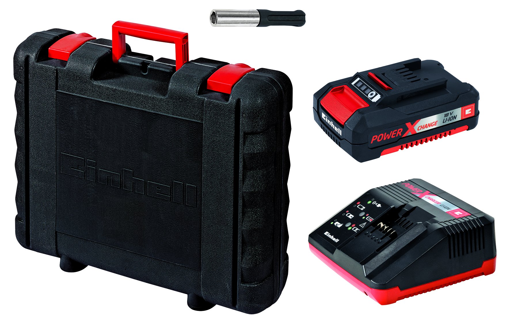 Einhell-Akku-Bohrhammer-TE-HD-18-Li-Solo-Power-X-Change-Lithium-Ionen-18-V-12-J-Bohrleistung-in-Beton-12-mm-SDS-plus-Aufnahme-LED-Licht-ohne-Akku-und-Ladergert