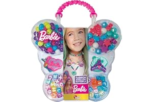 LISCIANIGIOCHI Lisciani - BARBIE Fashion Jewellery Butterfly - ‎99368 - Jeu De Réflexion Et De Patience - Pour Créer Ses Propres Bijoux - Jeu Educatif - Pour Enfants A Partir de 5 Ans
