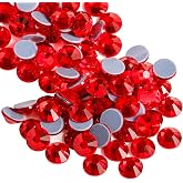 Beadsland Hotfix Rhinestone Iron-on for Clothes, Bright Red, SS10/2880pcs | Rhinestones, SS10, 0.3-0.3 cm, Hotfix Crystals, R
