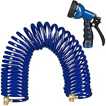 Tuyau D'arrosage En Spirale Avec Réinitialisation Automatique Du Tuyau