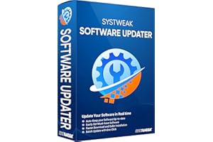 Systweak Software Updater pour Windows 1 PC, 1 an | Mises à jour en un clic | Mettez à jour tous vos logiciels | Configuration unique (envoi par e-mail uniquement - Pas de CD) [software_key_car)