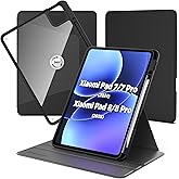 EasyAcc Case Compatible with Xiaomi Mi Pad 7/ Pad 8/ Pad 7 Pro/Pad 8 Pro | 11.2 Inches, with Pencil Holder, 360 Degree Rotati