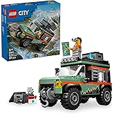 LEGO City 4x4 Arazi Dağ Arabası 60447-6 Yaş ve &Uuml;zeri &Ccedil;ocuklar i&ccedil;in Yaratıcı Oyuncak Yapım Seti, Doğum G&uuml;n&uuml; Hediyesi (221 Par&ccedil;