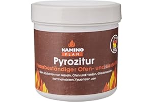 Kamino-Flam Silicone Mastice Refrattario, Grigio, 8 x 8 x 8 cm