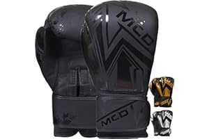 MCD SPORTS MCD Boxing Gloves Men, Women and Kids 6oz, 8oz, 10oz, 12oz 14oz, 16oz Boxing Training Muay Thai Gloves, Perfect Punch Bag Gloves Boxing Bag Gloves MMA Sparring Gloves