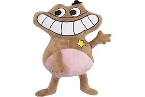 Puruuige Garden of Banban Plush, Jouet en Peluche Garden of Banban Jumbo Josh de 10,5 Pouces, Peluche Douce en Forme d'animal pour Adultes et Enfants (Sheriff Jeff)