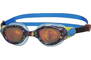 Zoggs Unisex-Youth Sea Demon Junior Hologram Lens Swimming Goggles (6-14 Years)