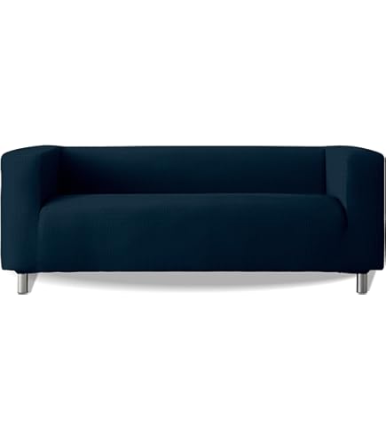 The PU Leather Klippan Loveseat Sofa Cover is Custom Made for IKEA Klippan Loveseat Sofa Slipcover. (Black PU Leather): Sofa Slipcovers
