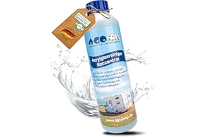 ‎AGO SAUBERKEIT FÜR CAMPINGFAHRZEUGE! AGO Acrylglas Reiniger Konzentrat 250ml / Kunststofffenster Reiniger für Wohnwagen/Acrylglas Reiniger Wohnmobil für Fenster, Spiegel & Dachluken