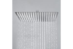 JOHO 304 głowica prysznicowa deszczownica do zabudowy 40 x 40 cm